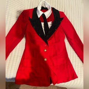 Weissman red, black and white Dance Costume